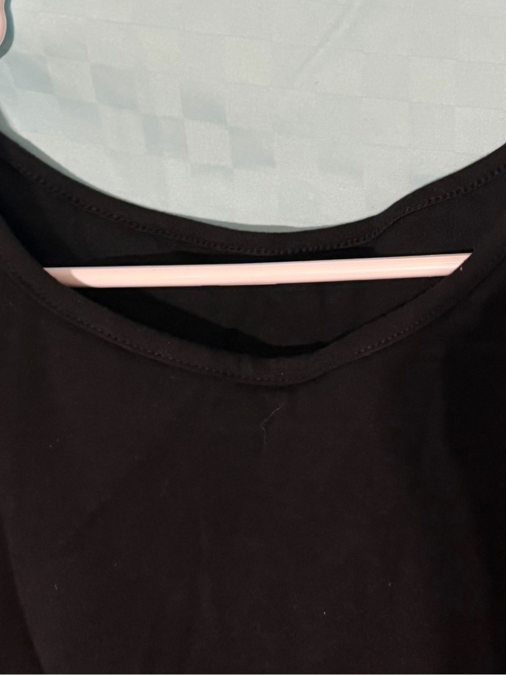 Classic Black Women's Scoop Neck Dress with pleated fathering midway 2 XL